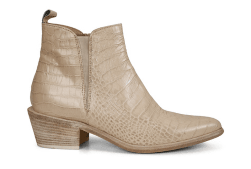 Beige Laura Bellariva Croco bootz
