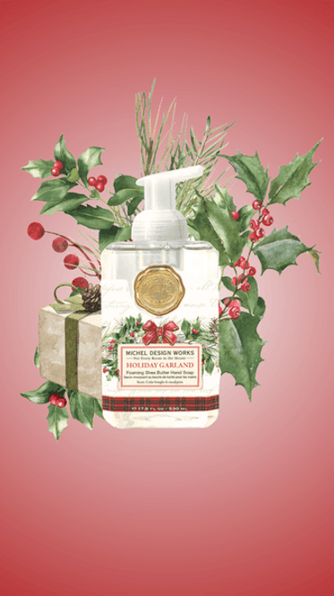 Hovedbilde Holliday girland skummende håndsåpe