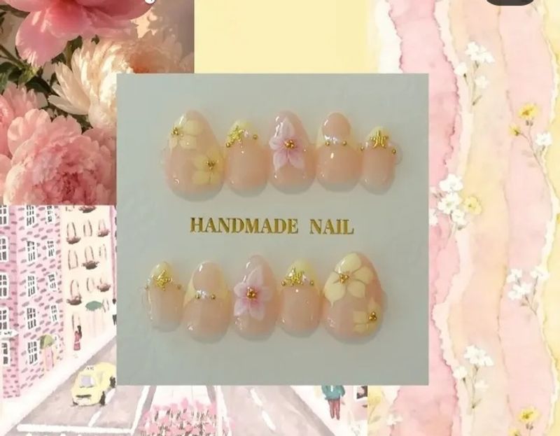 Nails By A French tip rosa lysegul