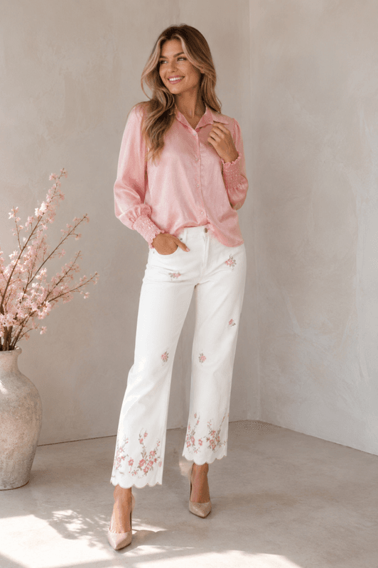 Blaire bluse rosa