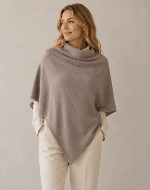 Hovedbilde Beige poncho 