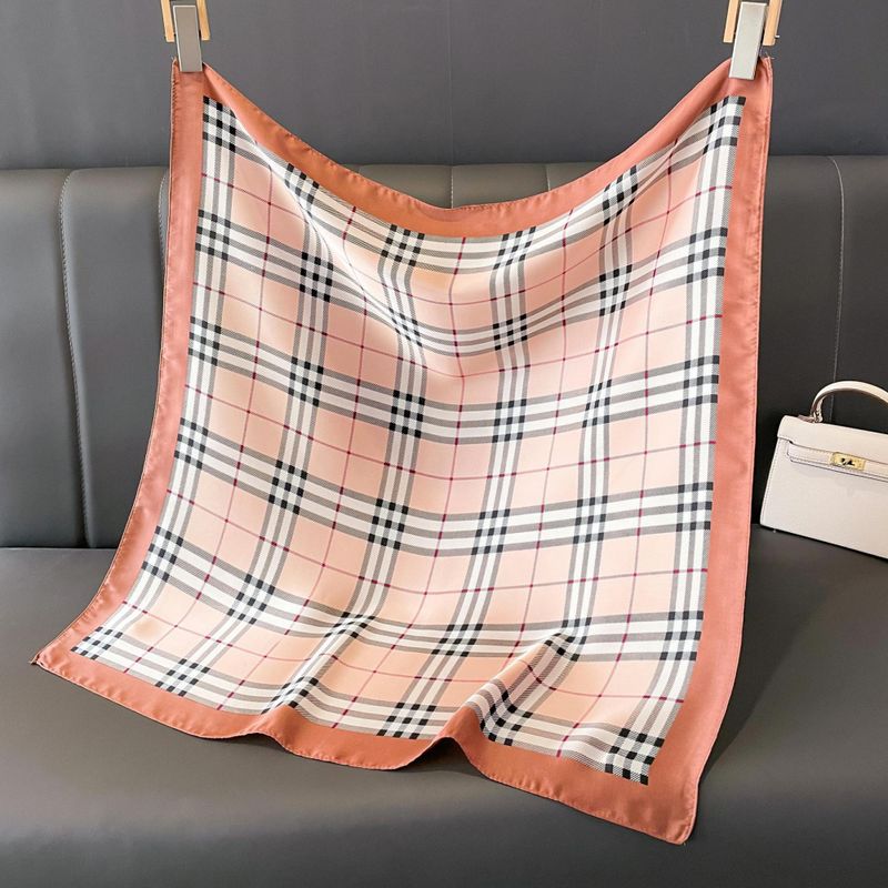 Skjerf beige ruter