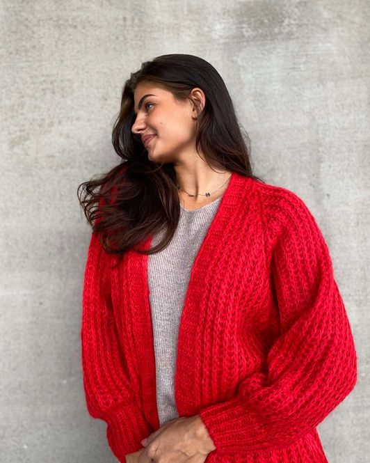 Hovedbilde Nora Cardigan  rød
