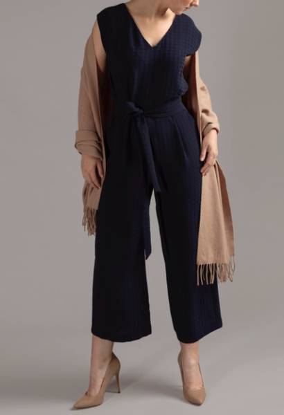 Molly Jo Blå Jumpsuit
