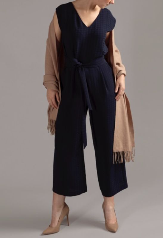 Molly Jo Blå Jumpsuit