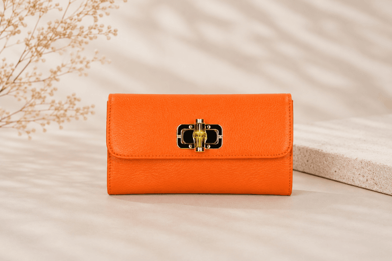 Orange clutch