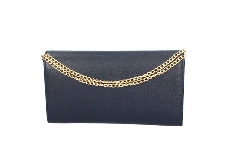 Marinblå clutch
