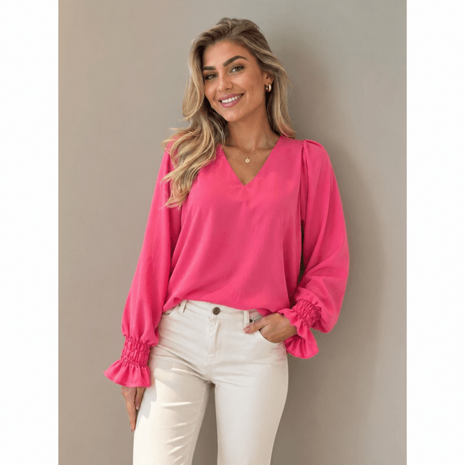 Hovedbilde Fuxia rosa bluse